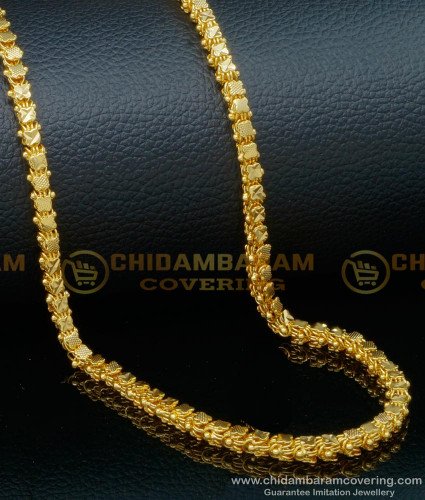 CHN266-XLG - 36 Inches Gold Plated Jewelry Long Chain Online Shopping