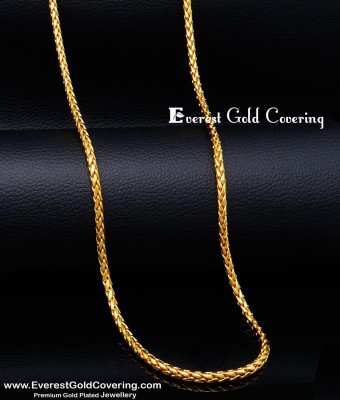 CHN361 -XLG - 36 Inches Female Daily Wear Beautiful Designer Gold Chain Design