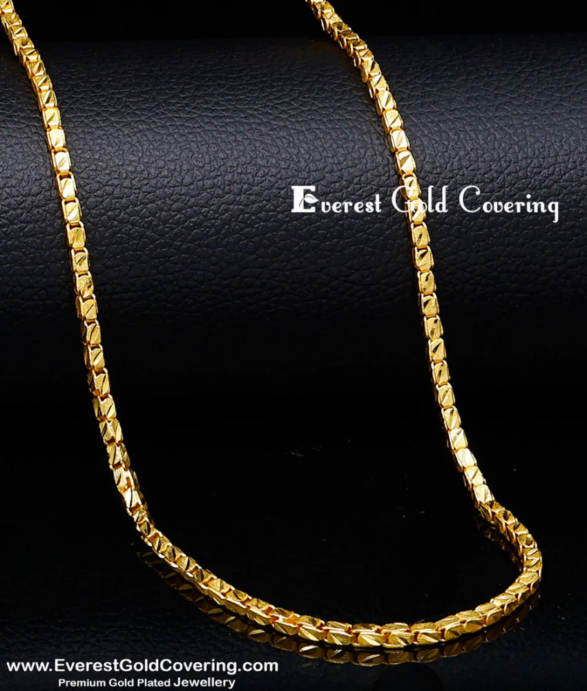 Buy Gold Forming 2 Gram Gold Daily Use Box Chain Design