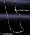 CHN426 - Unique Daily Use Simple Gold Ball Chain Design for Ladies