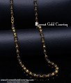 CHN431 - Micro Gold Plated Trending Black Ruthratcham Malai Design