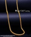 CHN434 - New Model Light Weight 1 Gram Gold Plated Chain Designs
