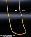 Gold-plated shiny snake chain for women