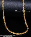 Latest Gold Plated Jadai Pinnal Design Thick Long Chain Latest Traditional Gold Plated Thick Long chain