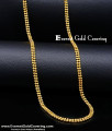 Latest Double Line Gold Ball Gold Plated Chain for Daily Wear Latest Traditional Gold Plated Thick Long chain