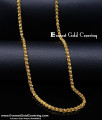 First Quality Gold Plated Thick Kerala Chain Design for Men 1 gram gold chain
