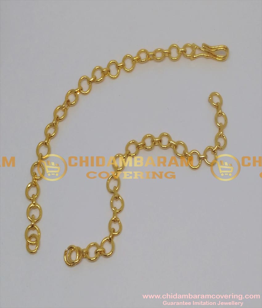 HRMB01 - Gold Plated Extension Back Chain 8 Inches Length Suitable for Necklace and Haram