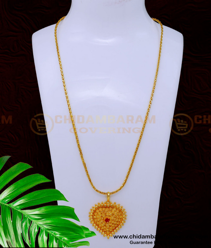  Women gold plated dollar chain, 1 gram gold chain, Gold chain dollar design images, Traditional Dollar Chain, locket chain