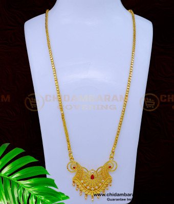 DCHN229 - Traditional South Indian Dollar Chain Designs for Women 