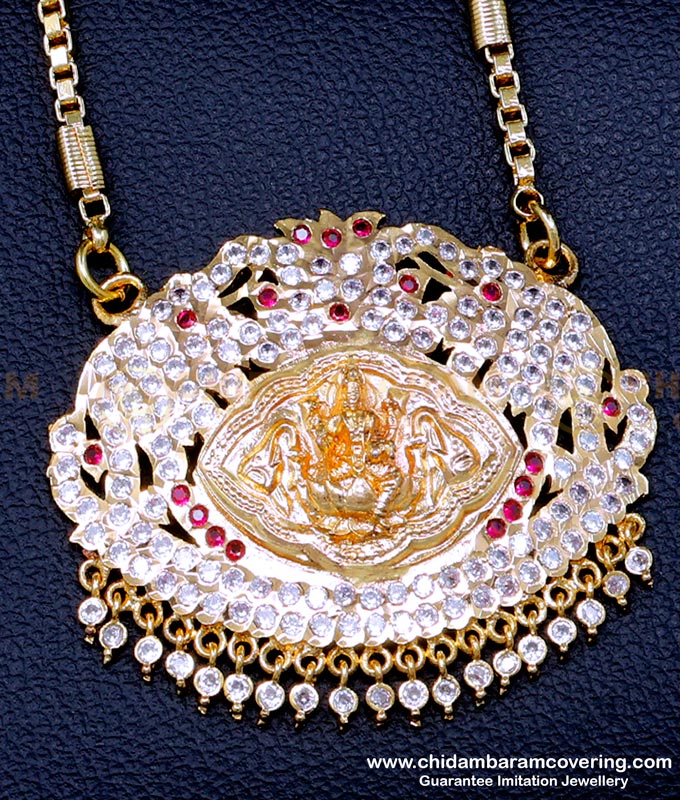 impon locket, lakshmi impon locket, lakshmi impon pendant, lakshmi dollar chain, lakshmi locket, lakshmi pendant, 1 gram gold jewellery, dollar chain, gold dollar chain,