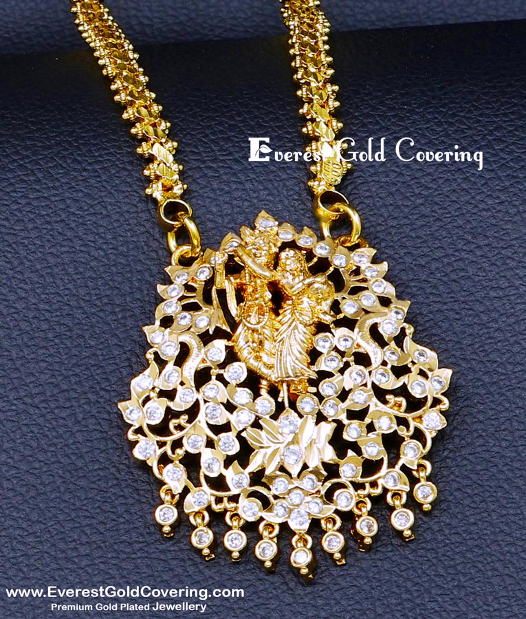 dollar chain design, south indian dollar chain designs, gold dollar chain designs for female, pendant chain, dollar chain designs in gold, long dollar chain gold, dollar chain, radha krishna gold pendant design, radha krishna dollar chain