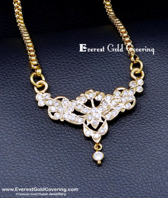 DLR332 - Beautiful Daily Wear One Gram Gold Impon Dollar Chain