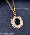 green emerald pendant