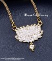 lotus design gold pendant