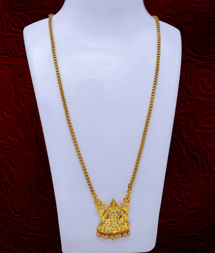 Lakshmi pendant with chain