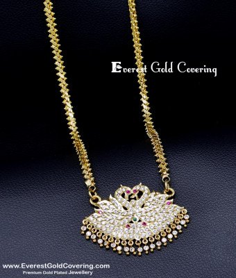 DLR341 - Elegant Swan Design Impon Dollar Chain Online Shopping