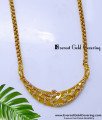 DCHN334 - Attractive Simple Daily Wear Gold Chain with Pendant