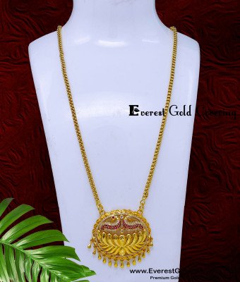 DCHN338 - Beautiful Peacock Modern Gold Pendant Designs for Female