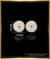  Impon jewellery online india, impon jewellery online, ear studs for women, ear studs with stones, Impon stud Earrings, Gold plated impon jewellery online, impon kammal price, 