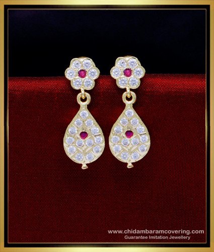 ERG1849 - Traditional Gold Design Impon Earrings Online Shopping