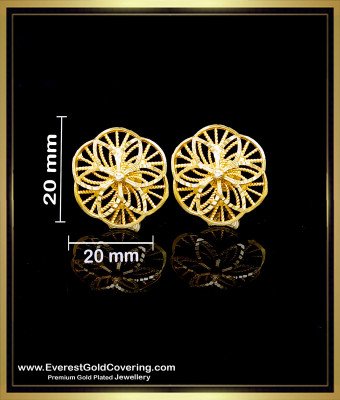 ERG2506 - 2 Gram Gold Forming Flower Stud Earrings for Women