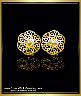 ERG2508 - Elegant 2 Gram Gold Office Wear Stud Earrings