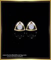 white stone earrings 