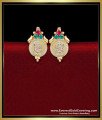 Lakshmi coin earrings