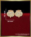 laxmi coin earrings