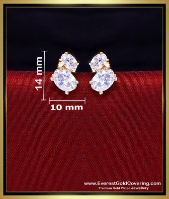 ERG2554 - Precious Artificial Diamond Stone Stud Earrings Online