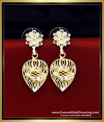 ERG2557 - Dubai Design Lightweight Gold Forming Earrings for Women