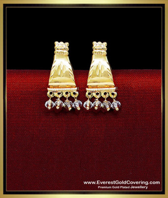 ERG2567 - New Office Wear Gold Plated Crystal Earrings Studs