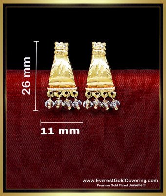 ERG2567 - New Office Wear Gold Plated Crystal Earrings Studs