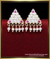 earrings design gold for woman