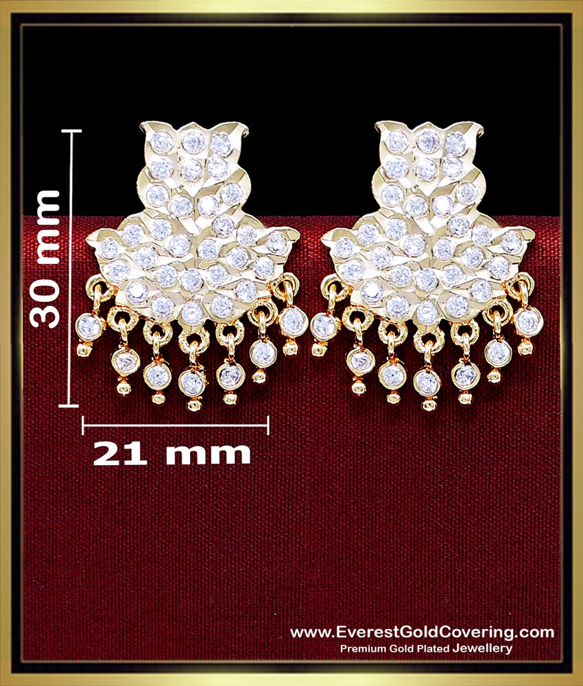 1 Gram Gold Plated Earrings