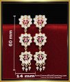 simple white stone earrings gold