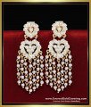 bride wedding earrings gold