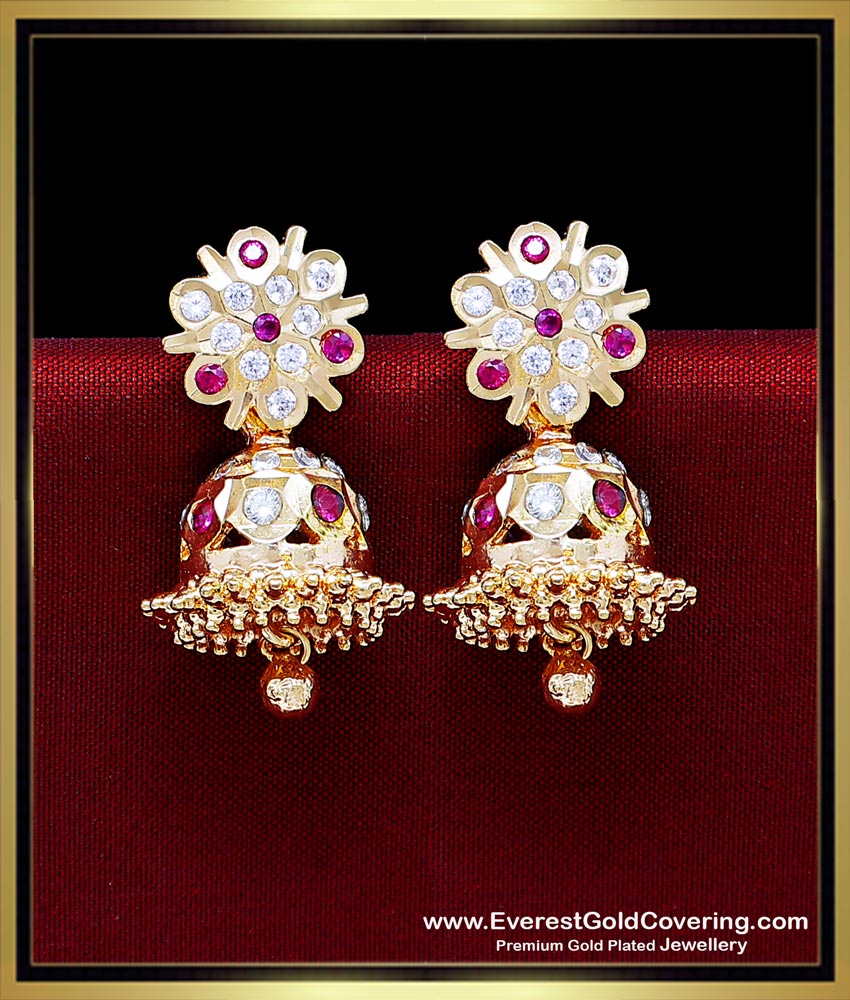 Classic South Indian jhumkas design