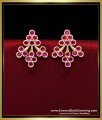 ruby earrings gold designs