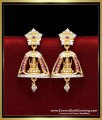 bridal wear lakshmi earrings design