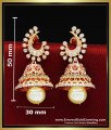 modern traditional gold jhumka design