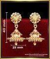 Women gold plated jhumka small
