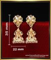 Gold Plated Jhumka Earrings for women