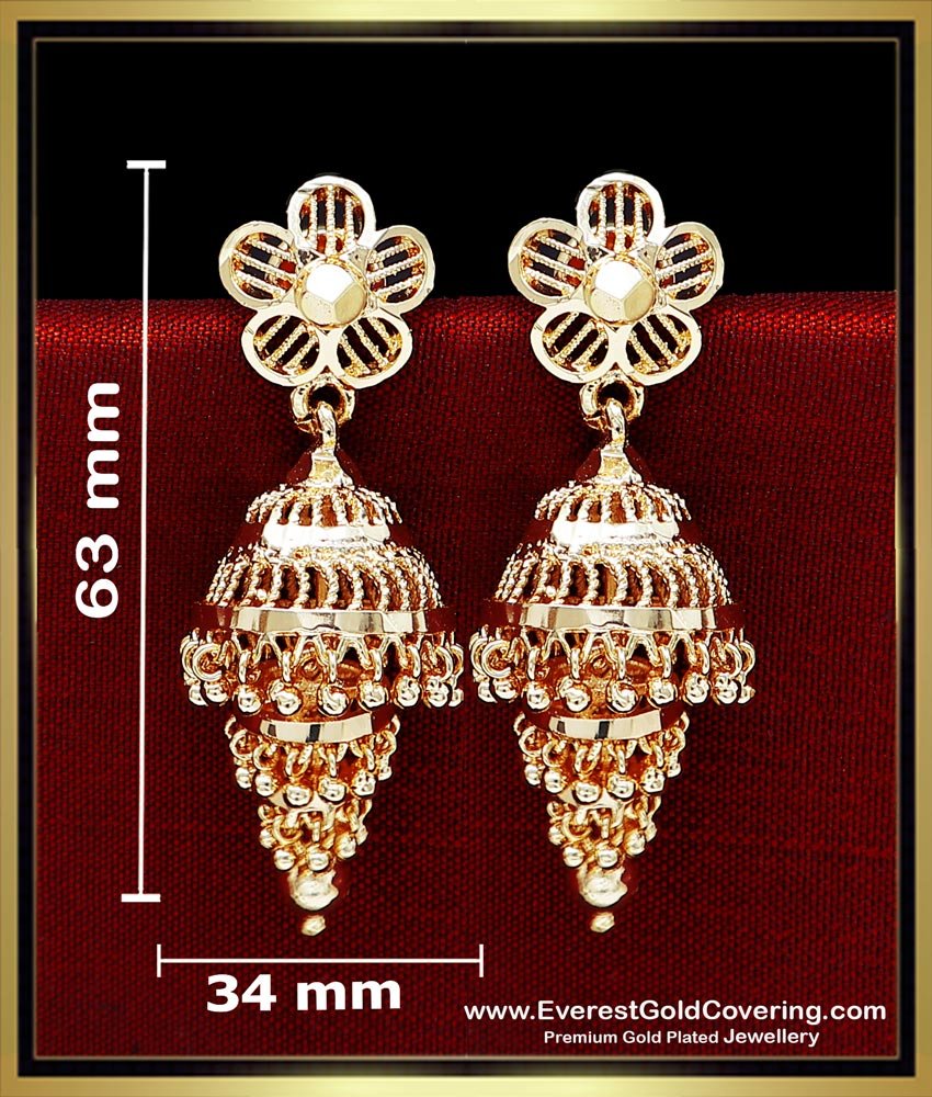 3 talla jhumka new design