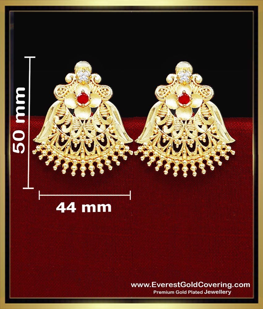 gold stud earrings designs for daily use