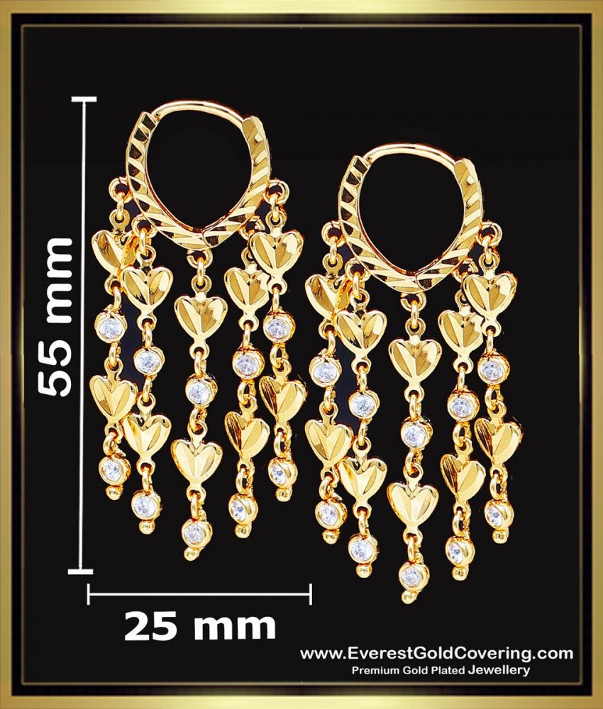 indian hoop earrings gold