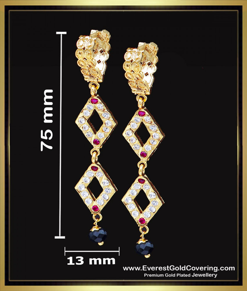 long earrings design for women