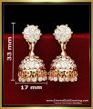 white stone jhumkas online
