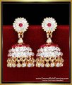 heavy american diamond earrings