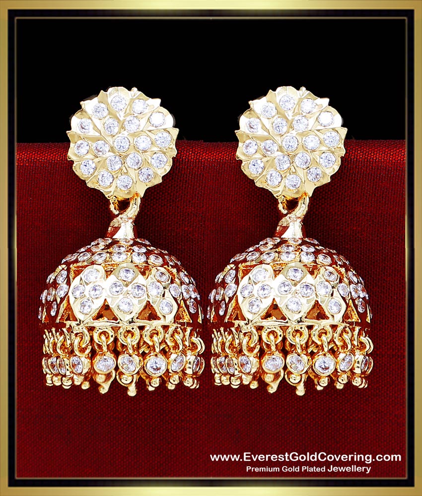 traditional wedding jhumka earrings